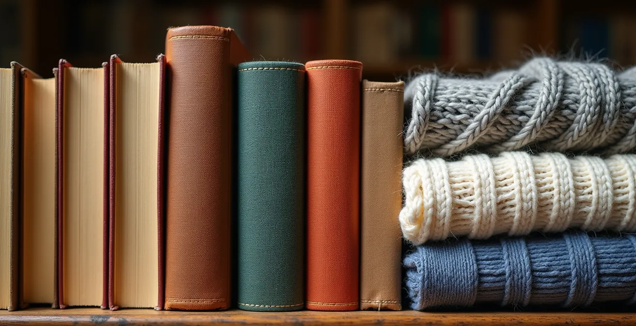 Macro close-up showing sound wave absorption in different room divider materials