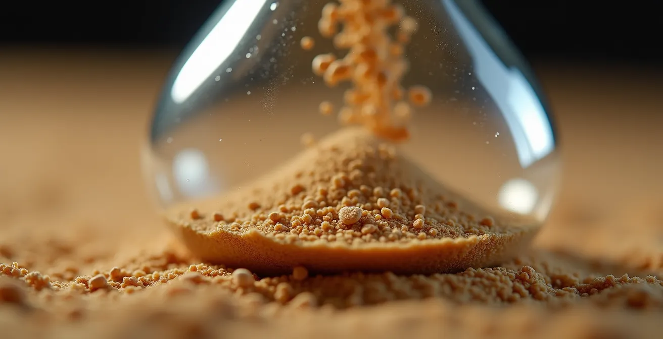 Abstract representation of time running out on a free trial period