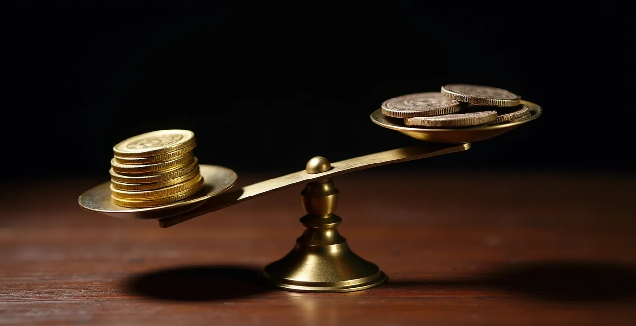 Visual representation of P2P loan grading system from A to G with corresponding risk levels