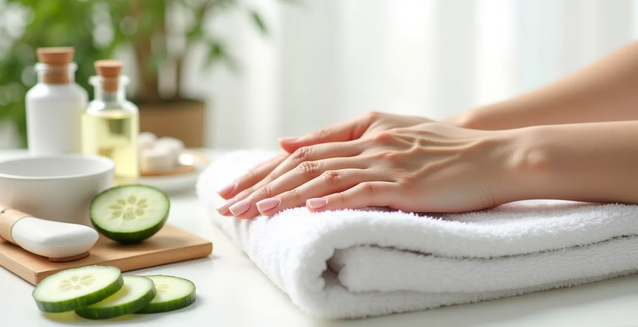 Three-week nail recovery progression showing healing stages